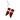 Pearl hanging Flag with silver string