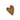Broche hjerte beige