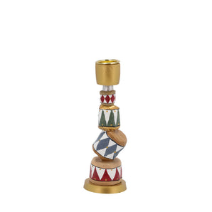 Drum Tower Candlestick for Dinner Candles