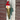 Snowman in a paper cone with a Santa hat