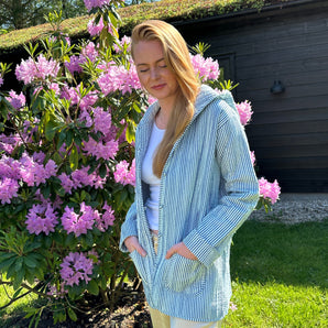 Jakke Blue Strib